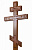 Крест с резьбой Лучи (светлый)